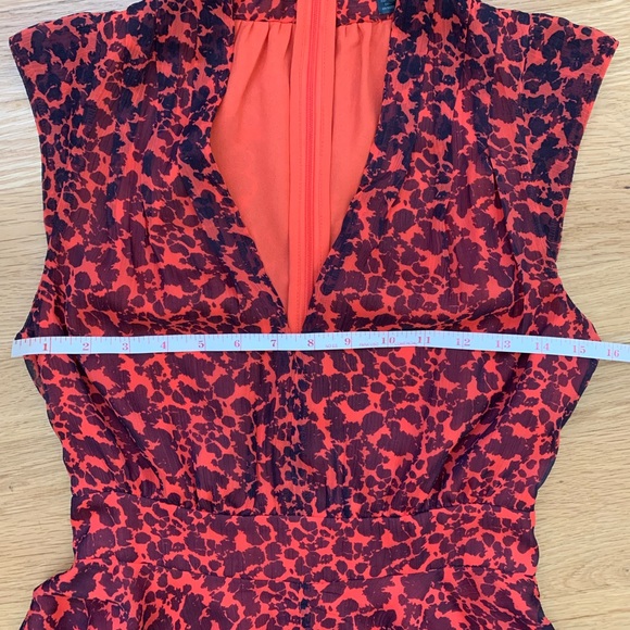 French Connection Animal Print Dress Size 4 - Picture 4 of 5